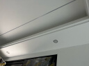 雷士（NVC）筒灯 LED三色可调孔灯筒射灯天花灯走廊过道灯 背景装饰灯牛眼灯 6W铝材暖白光-砂银开孔75-85mm 实拍图