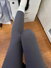 九分鲨鱼裤女外穿春秋季高腰收腹紧身裤瑜伽打底裤 灰色/鲨鱼裤【常规款】 XL【140-160斤】 实拍图