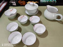唯古潮汕功夫茶具套装家用小套青瓷茶盘茶壶盖碗茶杯陶瓷茶船办公茶海 盖碗9件套（普通包装） 实拍图