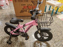 凤凰（Phoenix）儿童自行车儿童单车3-6岁小孩自行车6-10岁儿童自行车凤凰自行车 高配迷人粉丨一体轮+双碟刹+礼包 14寸【适合95-120cm】 实拍图