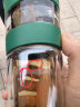 星巴克（Starbucks）青松绿玻璃养生杯茶水分离杯泡茶杯子双层水杯男士320ml女生礼物 实拍图