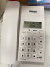飞利浦（PHILIPS） CORD040 电话机座机免电池来电显示免提家用办公电话机电信座机商务有线固话坐机 白色 实拍图