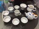 豹霖 玲珑茶具镂空功夫茶具套装 整套茶具青花瓷蜂窝办公家用泡茶具 田园玫瑰+主人杯茶壶 10件 实拍图