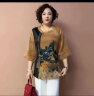 缇米媗妈妈夏装新中国风上衣两件套中老年人女夏季时尚大码中袖t恤套装 绿色（上衣+裤子）套装 2XL建议穿110-125斤 晒单实拍图