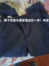 啄木鸟高弹力加绒裤男冬季新品宽松直筒男士商务休闲抗皱保暖加厚长裤子 藏青加绒 34 ( 腰围 2尺7 ) 实拍图