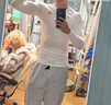 准者健身衣男子春夏新款运动篮球透气速干高弹压缩紧身衣短袖打底套装 ZZ1601134-W纯正白 【长袖】 L (175) 实拍图