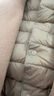 鸭鸭（YAYA）佟丽娅同款轻薄羽绒服女新款冬季短款圆领内胆修身时尚薄外套男 驼色【女款无领】 3XL 【建议140-155斤】 实拍图