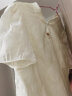衣香丽影白色镂空蕾丝上衣女新款高级感别致气质小衫 奶油米 S 晒单实拍图
