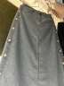 Teenie Weenie小熊女装2024夏装新款牛仔吊带半裙套装女 浅蓝色 160/S 晒单实拍图