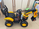 星帕挖掘机可坐可骑超大号双驱动挖机儿童电动车男孩玩具挖土机 满配【遥控+拖斗+其他】 实拍图