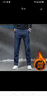 真维斯（JEANSWEST）加绒牛仔裤男冬季保暖裤男直筒裤男宽松长裤子男蓝色加绒40 实拍图