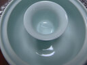 带盖火锅砚台陶瓷保湿墨碟不干墨书法专用不干笔墨池毛笔墨蝶笔架山多功能笔搁笔洗缸墨汁墨盒墨海文房四宝 火锅砚台【一路相随 蓝色】 实拍图