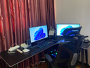 马塞洛（MASAILUO）转角电脑桌电脑游戏桌台式电脑桌家用L型书桌椅拐角桌 反向 180*120高74CM 暗黑王者(单桌) 实拍图