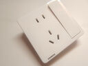 西门子（SIEMENS）开关插座 10A三孔带开关插座面板 致典雅白色5UB14233NC01 实拍图