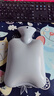 1000ml注水热水袋加厚防爆女生暖手热敷肚子暖脚神器仿兔绒灌水 热水袋灰1000ml+配兔绒套 实拍图
