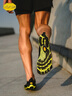 Vibram公路跑步五指鞋男 户外晨跑健身运动鞋透气耐磨跑步鞋 V-RUN 黑/黄色 44 实拍图