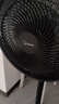 美的（Midea）【超级单品】七叶轻音立式电风扇家用柔风落地扇台式桌面小型风扇大风量节能摇头宿舍电扇 SAF30AB 实拍图