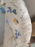 七彩博士婴儿分腿睡袋秋冬季纯棉儿童防踢被子厚款可拆袖长袖宝宝防着凉 彩鱼蓝-160G秋冬中厚款 L码 实拍图