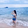 栢启歆泳衣女分体纯欲性感比基尼三件套沙滩拍照好看海边度假温泉游泳装 比基尼三件套-蓝色妖姬 实拍图
