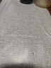 无印良品餐桌布防水防烫桌布纯色台布茶几布长方形书桌盖布140*180素灰 实拍图