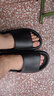 利达妮（TZLDN）抗菌防臭拖鞋男士夏季黑色不臭脚踩屎感防滑厚底静音EVA凉拖鞋女 黑色【4.0cm厚底防滑】 44-45 【标准码】 实拍图