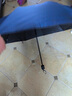 明佳匠雨伞超大号三人折叠伞结实抗风暴非自动雨伞反向特大号晴雨两用伞 12骨加固130cm加大伞面-深海蓝 黑胶防晒-晴雨两用-收伞不湿身 实拍图