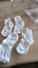季米塔（Jimita）女童袜子纯棉春夏薄款儿童木耳花边公主袜白色女宝宝网眼短袜夏季 C23033-白の回忆（5双装） M（约3-5岁）建议脚长15-17cm 实拍图