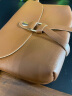 莫尔克（MERKEL）莫尔克新款时尚圆环流苏单肩女士小包包迷你斜跨手机包小零钱包包 茶色 实拍图