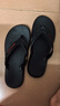 黑玛（Hotmarzz）人字拖男新款外穿耐磨防滑拖鞋情侣百搭广东拖鞋沙滩鞋夹脚凉鞋 黑色 40 (259mm) 实拍图