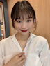 ZDZSH999银项链女小众送女友妈妈唯美轻奢吊坠女士情人节生日新年礼物 柔情似水银项链【蓝钻】 实拍图