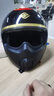 FASEED碳纤维摩托车半盔复古头盔男女士巡航组合机车大码3XL四季通用3C 玻纤/龙门鲤鱼（赠下巴+镜片+Y10耳机 3XL 实拍图