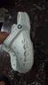 卡骆驰（CROCS）洞洞鞋贝雅男鞋女鞋轻便耐磨一脚蹬拖鞋休闲鞋|10126 白-100 39 (240mm) 实拍图