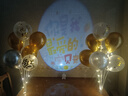 倍欢喜 生日场景布置装饰快乐气球男女孩宝贝投影氛围灯光背景儿童派对 金色宝贝投影灯光布置气球 实拍图