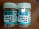 梦庭 一次性牙签碳化竹签水果签组合套装 升级款2罐1000支装 3133 实拍图