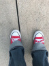 匡威（Converse）All Star夏季经典帆布男女低帮休闲运动鞋黑色1Z635 101007/红色 37 实拍图