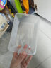 特美居一次性饭盒长方形透明塑料快餐盒加厚带盖打包盒餐具50套装1000ml 实拍图