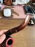 沙芬（SAVINELLI）意大利石楠木烟斗P413传统过滤烟嘴614弯斗烟斗男士烟具 实拍图