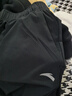 安踏儿童裤子男女童梭织运动长裤25年夏季薄款透气简约舒适针织休闲裤 【夏季梭织-男】梦幻黑-1 170 cm 实拍图
