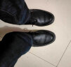 骆驼牌皮鞋男士真皮商务休闲鞋软底舒适德比鞋男 W932211710 黑色 40 实拍图
