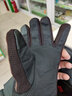 沐驰斯顿真皮手套男冬季保暖骑行防风防寒加绒加厚韩版男士机车加绒手套 井字款触屏棕色 均码 实拍图
