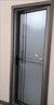 斯罗克卫生间门洗手间平开厕所门钛镁铝合金钢化玻璃门浴室厨卫门定制 瓷美银灰/卡枪灰 1.2型材-单包 实拍图
