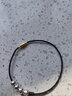 六福珠宝钢丝绳手绳转运珠配饰配件 约17.5cm-B1款酷感黑1.5mm钢丝绳 实拍图
