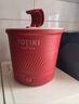 拓几（TOTIKI）电煮锅家用迷你多功能一体电炒锅学生宿舍懒人嗦粉煮面杯泡面火锅不粘小电锅 1.1L 电煮杯（中国红）基础款 实拍图