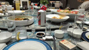 希乐扣Cilock耐热玻璃保鲜盒大容量分格饭盒微波炉便当盒餐盒密封泡面碗圆1050 实拍图