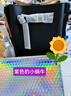 MICHAEL KORS迈克高仕 MK Emilia 小号皮质水桶包香槟包单肩斜挎 黑色 001 NS 实拍图
