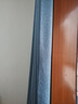 未来式卧室窗帘遮光2025新款挂钩式轨道窗帘客厅阳台隔热轻奢高端遮阳布 浅黛蓝（99%遮光）(送挂钩） 宽2.7*高2.5挂钩款1片 实拍图