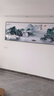 瑞尚（RUISHANG） 新中式客厅装饰画大气山水画横版沙发背景墙画挂画轻奢晶瓷壁画 流水生财 240*80/烤瓷镶钻/适合3.5沙发 实拍图