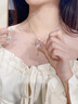 Grace Girl月溅星河项链女高级感轻奢吊坠气质锁骨链送女友生日情人节礼物 月溅星河项链【刻字、贺卡】 实拍图