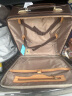 MINLUBAOLUO商务皮箱拉杆箱男士飞机轮行李箱男旅行箱女密码登机箱子母箱子 咖色横款 18英寸可登机 晒单实拍图