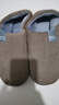 回力纯色全包棉鞋情侣室内外防滑保暖棉拖鞋HL0233棕色44-45码 实拍图